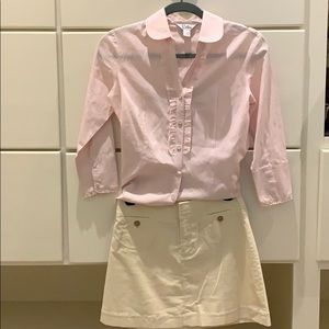 Price ⬇️ Lilly Pulitzer Corduroy Creme Skirt